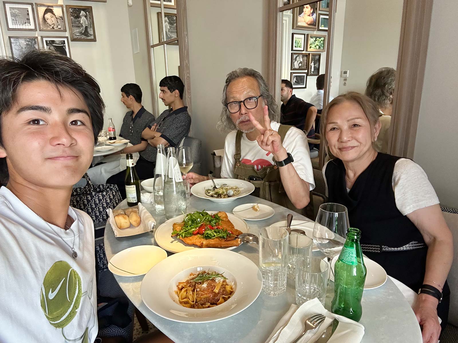 enjoying some incredible Italian food enjoying some incredible Italian food